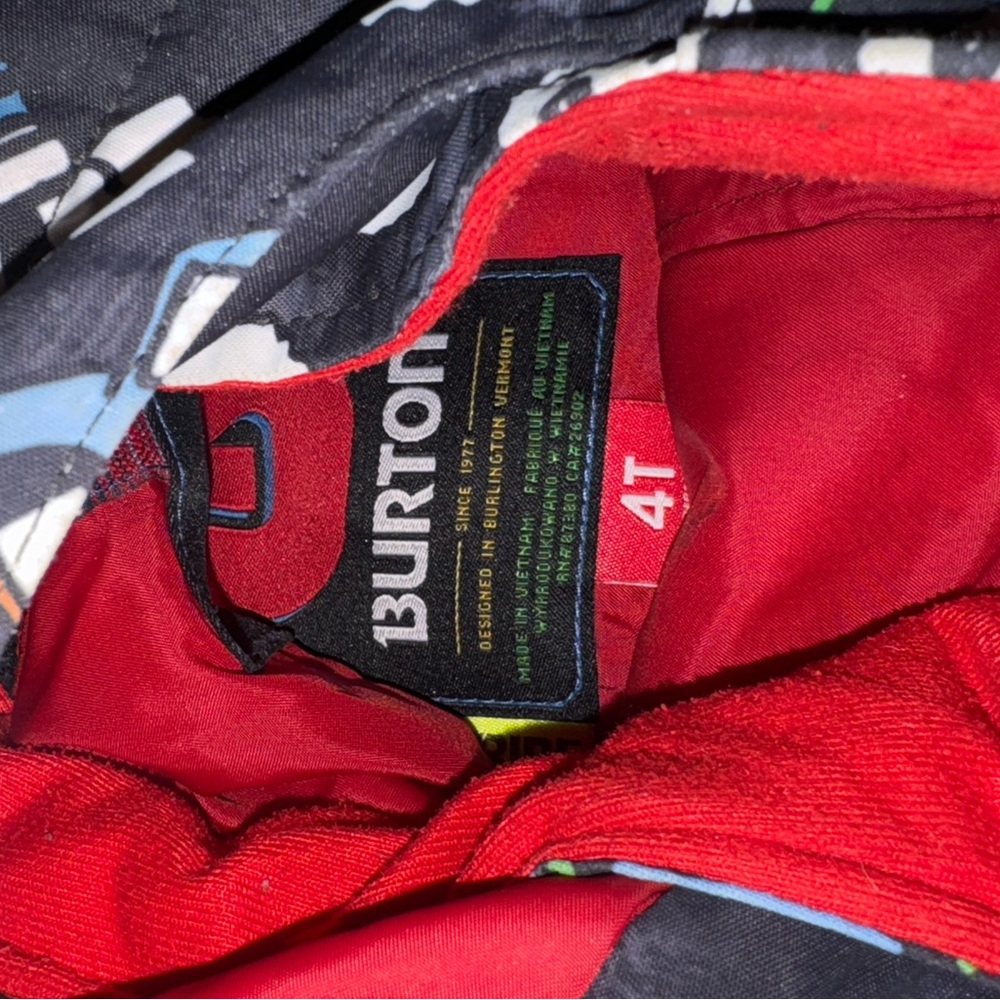 Burton Red and Black Snowsuit - Picture 3 of 3